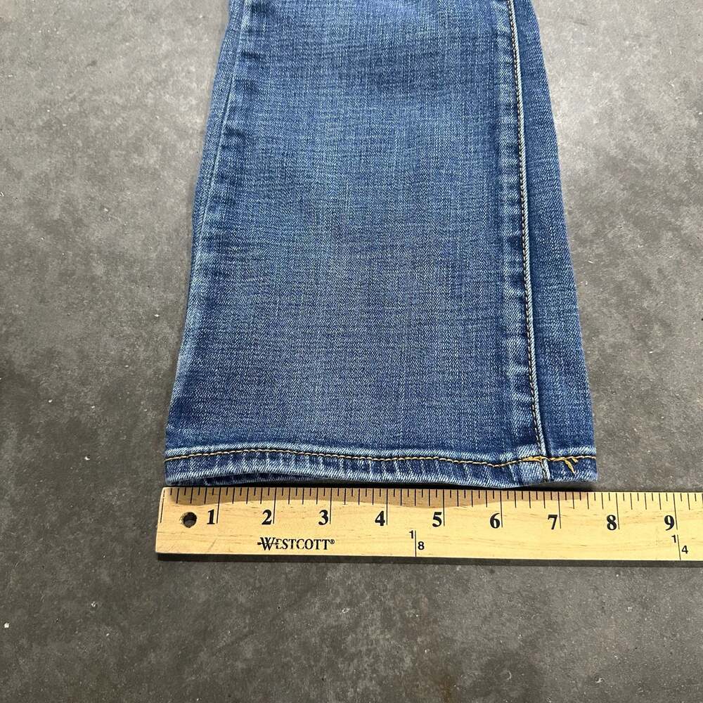 American Eagle Outfitters Flap Pocket Embellished Low-Rise Kick Bootcut Jeans - Picture 8 of 8